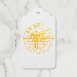 私は背が高くないが、あなたは短い ギフトタグ