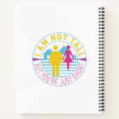 私は背が高くないが、あなたは短い ノートブック (裏面)