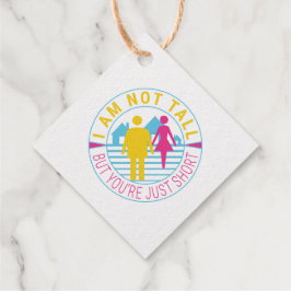 私は背が高くないが、あなたは短い フェイバータグ