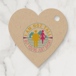 私は背が高くないが、あなたは短い フェイバータグ