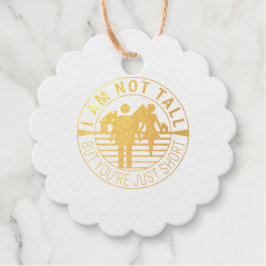 私は背が高くないが、あなたは短い フェイバータグ