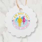 私は背が高くないが、あなたは短い フェイバータグ (裏面)