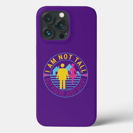 私は背が高くないが、あなたは短い Case-Mate iPhoneケース (裏面)