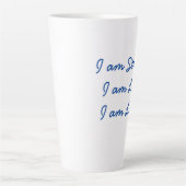 私は背の高いマグカップだ カフェラテマグ (正面)