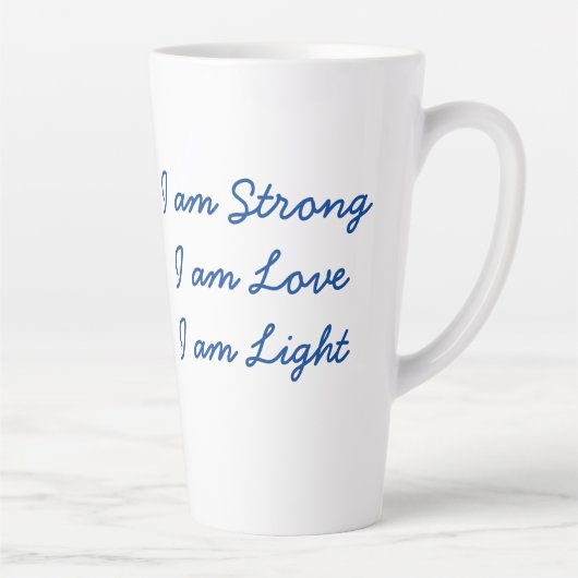 私は背の高いマグカップだ カフェラテマグ (右)