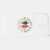 私は背は低くないが、君は背が高い iPhoneケース (裏面横)