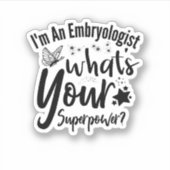 私は胎生学者だ超大国は何だ？ シール (正面)