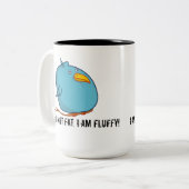 私は脂肪質ではないです-私は柔らかいです! マグ (正面左)