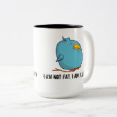 私は脂肪質ではないです-私は柔らかいです! マグ (正面右)