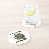 私は脂肪質のブルドッグではないです コースター (側面)