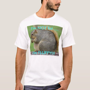 私は脂肪質、私柔らかいですではないです!! (人) Tシャツ