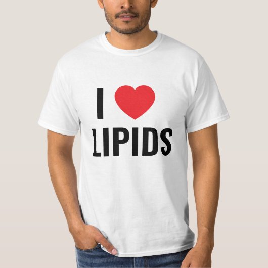 私は脂質が大好きTシャツ Tシャツ (正面)