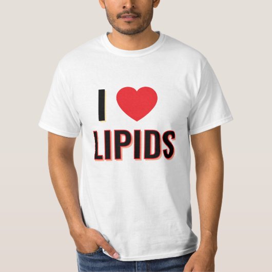 私は脂質が好き Tシャツ (正面)