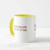 私は脱出しませんでした マグカップ (正面左)