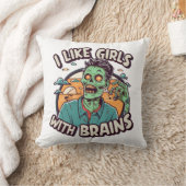 私は脳のある女の子が好きだ クッション (ブランケット)