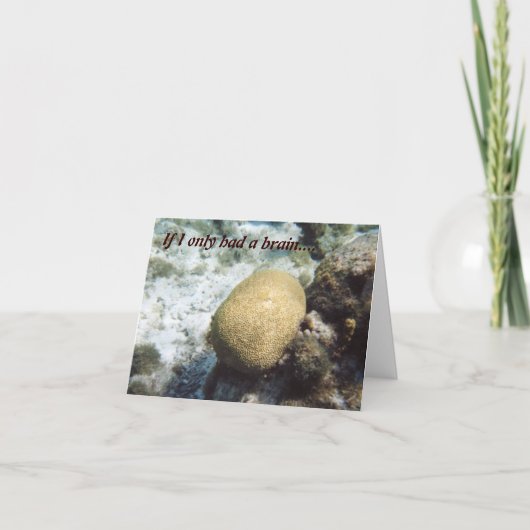 私は脳もししか持っていなかった – 悪いカード カード (正面)