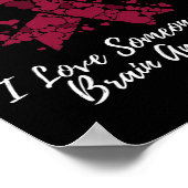 私は脳動脈瘤認識度で人を愛する ポスター (角)