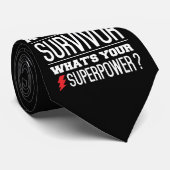 私は脳卒中を生き延びた人です超能力は? ネクタイ (ロール)