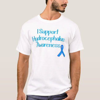 私は脳水腫の認識度を支えます Tシャツ