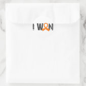 私は腎臓がんの治療を受けた ラウンドシール (バッグ)