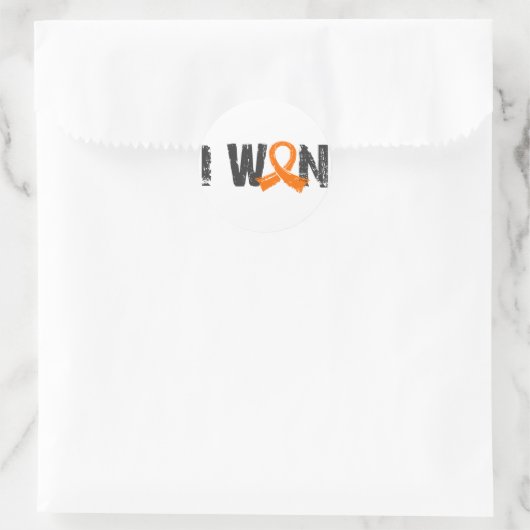 私は腎臓がんの治療を受けた ラウンドシール (バッグ)