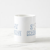 私は腎臓が大好きだ コーヒーマグカップ (中央)