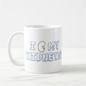 私は腎臓が大好きだ コーヒーマグカップ (左)
