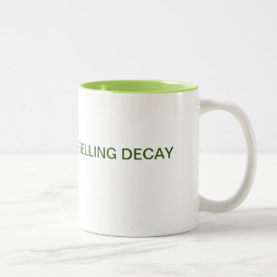 私は腐ったコーヒーカップを売って生計を立てている ツートーンマグカップ