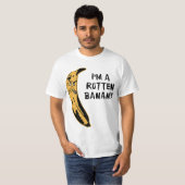 私は腐ったバナナです Tシャツ (正面フル)