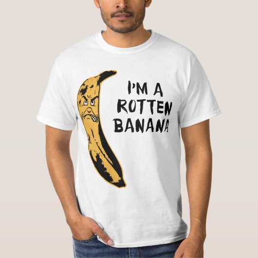 私は腐ったバナナです Tシャツ (正面)