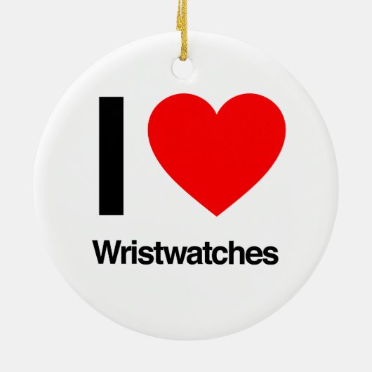 私は腕時計が大好きだ セラミックオーナメント (裏面)