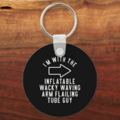 私は膨張可能なワッキーな腕のフレアと一緒にいる キーホルダー (正面)