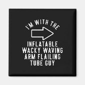 私は膨張可能なワッキーな腕のフレアと一緒にいる マグネット (正面)