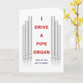 私は臓器を運転して働く カード (黄色い花)