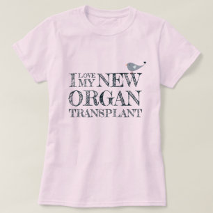 私は臓器移植ピンクが大好き Tシャツ