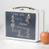 「私は自分が何者か知っていた…」 不思議の国のアリス メタルランチボックス (インサイチュ)