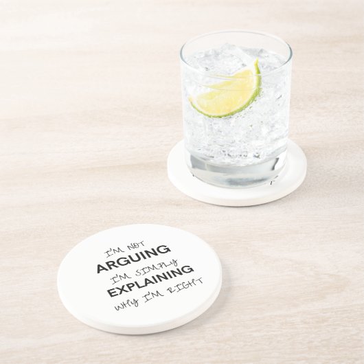 私は自分が正しい理由を説明しているだけではないと主張しているわけではない コースター (側面)