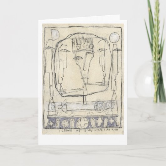 私は自分が王である自分の物語を作る。 カード (正面)