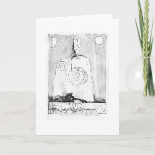 私は自分が王である自分の物語を作る。カード カード (正面)