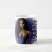 私は自分が誰で、どこに行くかを確信している コーヒーマグカップ (中央)