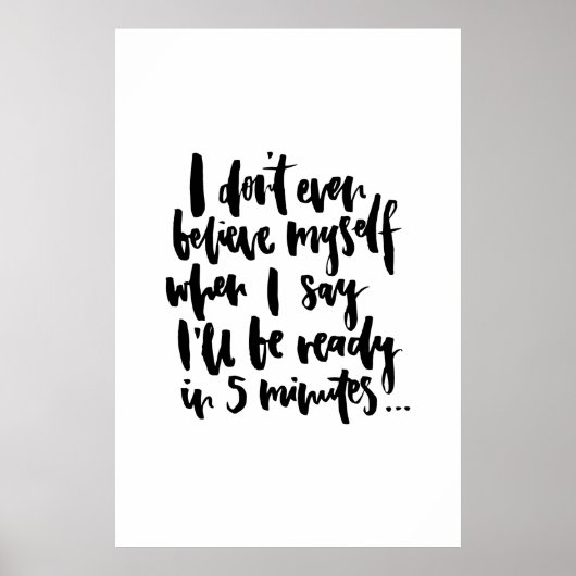 私は自分で信じも自分が見えるって言っても嫌だ ポスター (正面)