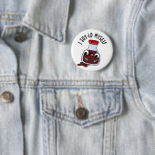 私は自分で醤油おもしろいプリン 缶バッジ (インサイチュ)