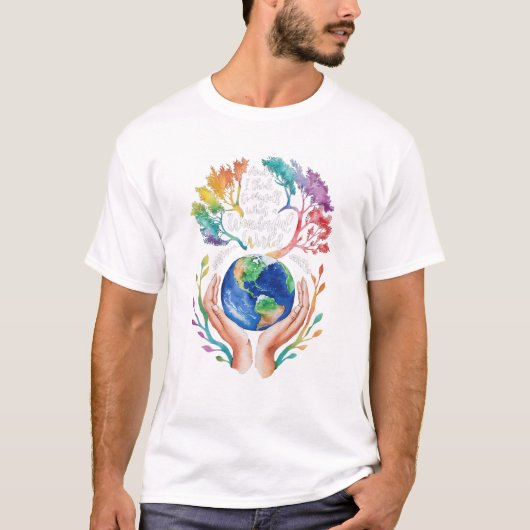 私は自分にこう言っている Tシャツ (正面)