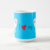 私は自分のエスキーが好きです コーヒーマグカップ (中央)