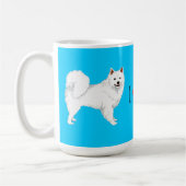 私は自分のエスキーが好きです コーヒーマグカップ (左)