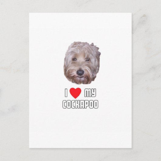 私は自分のカクテルが大好き ポストカード (正面)