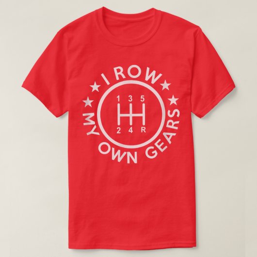 私は自分のギアをおもしろい日本JDM車の stat Tシャツ (デザイン正面)