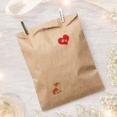 私は自分のコーギが大好きだ フェイバーバッグ (クリップ留めされた状態)