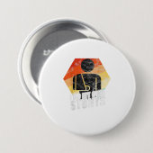 私は自分のスタントの腕の骨折の怪我をする 缶バッジ (正面&裏面)