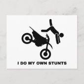 私は自分のスタントをする ポストカード (正面)